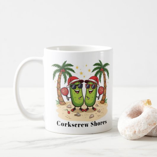 Mug de Pickleball Personnalisable (Avec donut)
