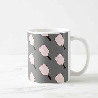 Mug de pickleball rose et gris