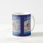 Mug de pingouin à neige d'hiver (Devant droit)