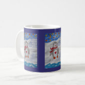Mug de pingouin à neige d'hiver (Devant gauche)