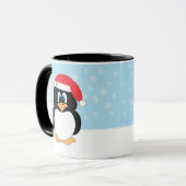 Mug de pingouin de Noël (Devant gauche)