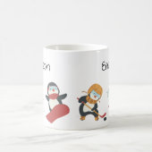 Mug de pingouin de Noël de l'enfant (Centre)