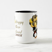 Mug de pingouin de Nouvel An (Centre)