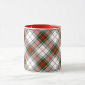 Mug ~ de plaid de Noël personnalisé (Centre)