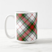 Mug ~ de plaid de Noël personnalisé (Gauche)