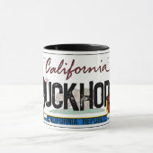 Mug de plaque d'immatriculation drapeau Buckhorn C (Centre)