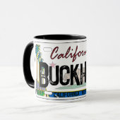 Mug de plaque d'immatriculation drapeau Buckhorn C (Devant gauche)