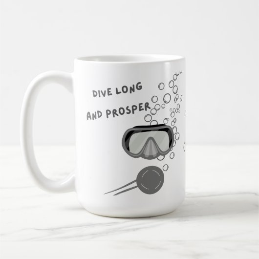Mug de plongée sous-marine, cadeau pour les plonge (Gauche)
