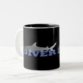 Mug de plongeur de requins (Devant gauche)