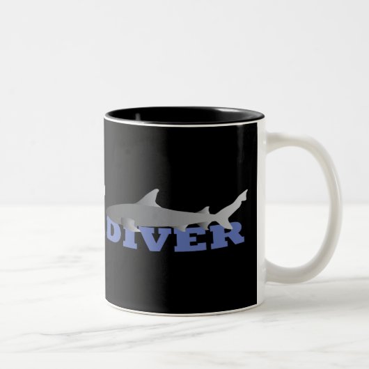 Mug de plongeur de requins (Droit)