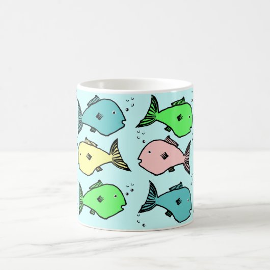 Mug de poisson coloré (Centre)