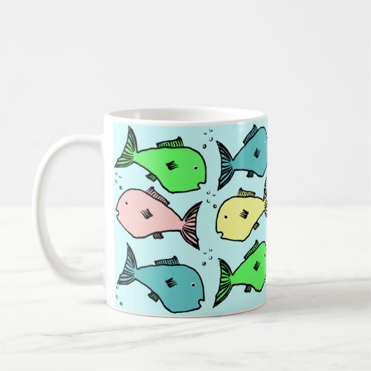 Mug de poisson coloré (Gauche)