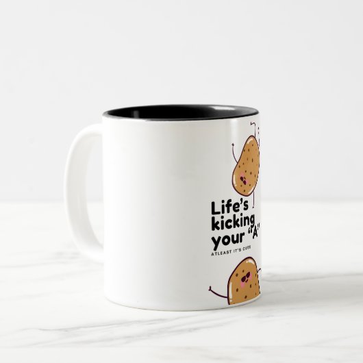 Mug de pomme de terre mignonne (Devant gauche)
