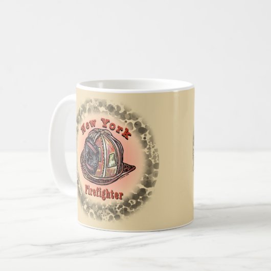 Mug de pompier de New York (Devant gauche)