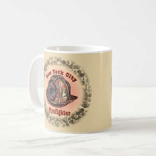 Mug de pompier de New York (Devant gauche)