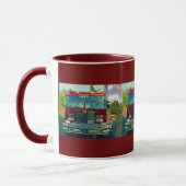 Mug de pompier rouge pour pompier (Gauche)