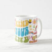 Mug de positivité - Soyez gentil à votre esprit (Devant droit)