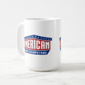 Mug de poubelles américaines (15 ouce) (Devant gauche)