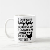 Mug de poulet amusant (Gauche)