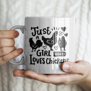 Mug de poulet amusant