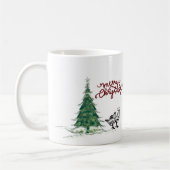 Mug de poulet de Noël à la ferme (Gauche)
