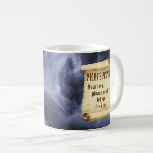 Mug de prière du pilote (Devant droit)