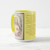 Mug de prière du Sacré-Coeur (Devant gauche)