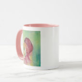 Mug de princesse africaine pour café, chocolat cha (Devant gauche)