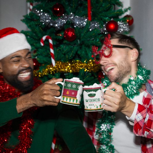 Mug de prix du concours de Pull de Noël laid