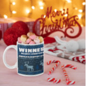 Mug de prix du concours de pull de Noël laid