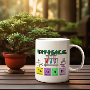 Mug de professeur de physique, cadeau pour enseign