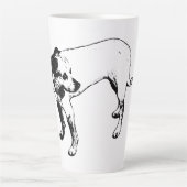 Mug de profil complet Gras Terrier Mix (Devant)