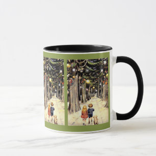 Mug De promenade chemin de la mémoire de Noël vers l