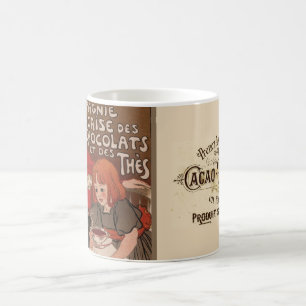 Mug de publicité Vintage pour le chocolat en Fran