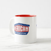 Mug de pulls de fabrication américaine (deux tons) (Devant gauche)