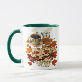 Mug de puzzle d'automne - Pièce par pièce, Vibes c (Gauche)