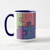 Mug de puzzle texturé (Gauche)