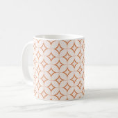 Mug de radiance rétro, orange (Devant gauche)