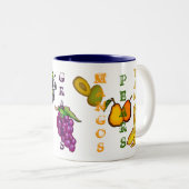 Mug de raisins de fruits (Devant droit)