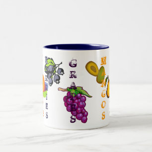 Mug de raisins de fruits