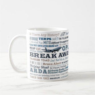 Mug de ravitaillement aérien avec pilote et Lingo