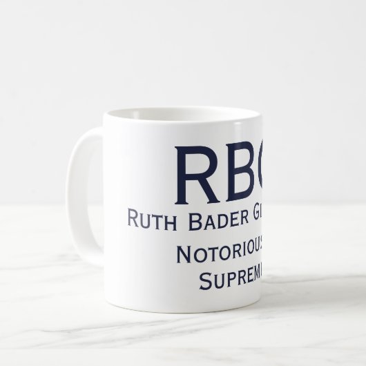 Mug de RBG notoire (Devant gauche)