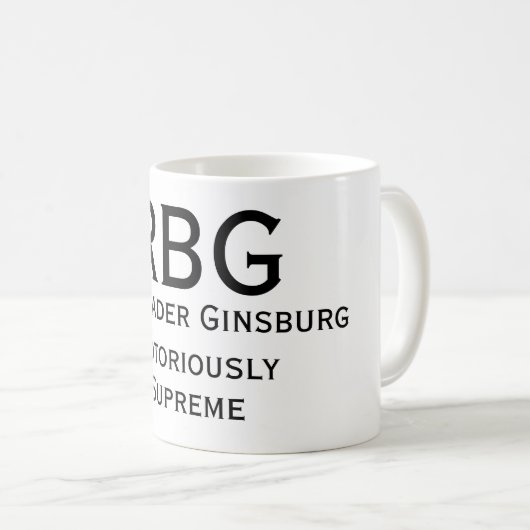 Mug de RBG notoire (Devant droit)