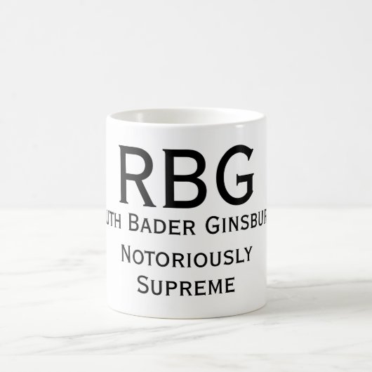 Mug de RBG notoire (Centre)
