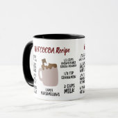 Mug de recette de cacao chaud (Devant gauche)