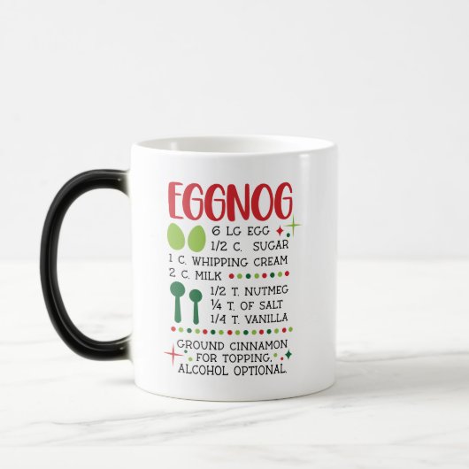 Mug de recette Eggnog (Gauche)