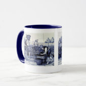 Mug de récolte de vin d'Azulejo (Devant gauche)