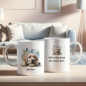 Mug de récupération Labrador personnalisé avec dev