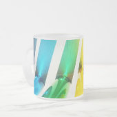 Mug de réfraction colorée arc-en-ciel (Devant gauche)