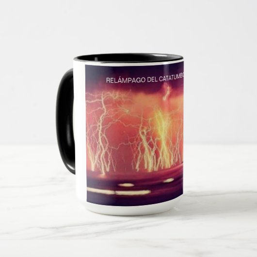 Mug de Relámpago del Catatumbo- Venezuela. (Devant gauche)